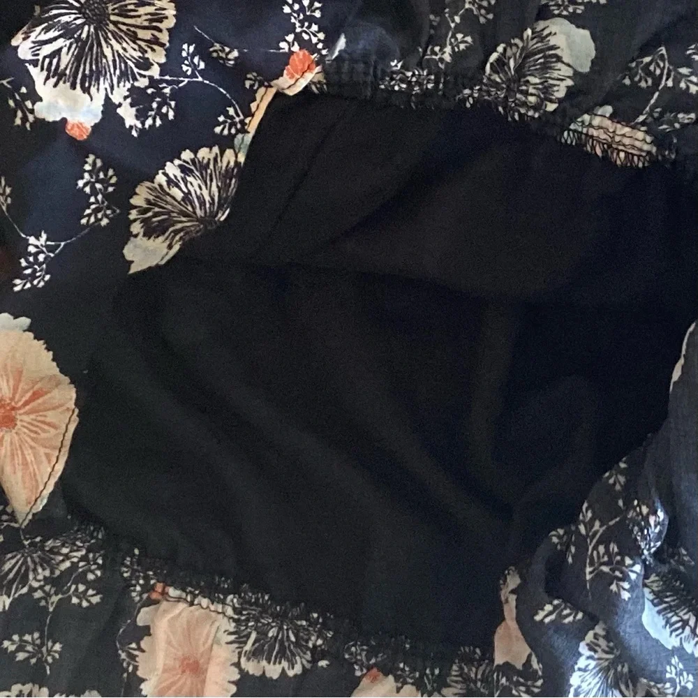 Ulla Johnson Nadya Floral Print Cotton puff sleeves
